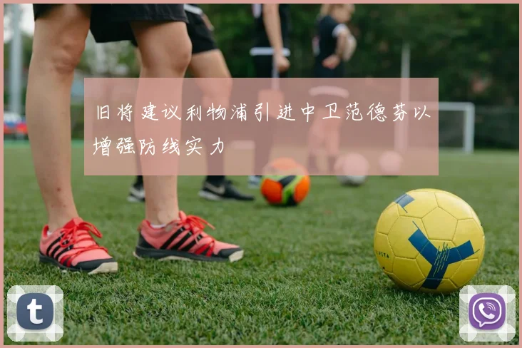 旧将建议利物浦引进中卫范德芬以增强防线实力